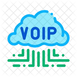 VoIP 클라우드 기술  아이콘