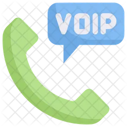 VoIP 전화 통신  아이콘