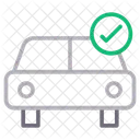 Voiture Verifie Vehicule Icône