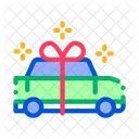 Voiture Cadeau Cadeau Icône