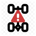 Pneu Casse Simple Icon