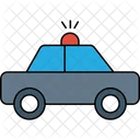 Voiture De Police Vehicule De Patrouille Forces De Lordre Icône