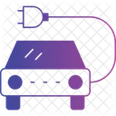 Voiture électrique  Icône