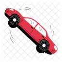 Voiture qui dérape  Icône