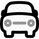Vue de face de la voiture  Icône