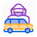 Logo Voiture Pilote Icône