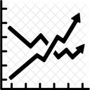 Volatilite Instabilite Fluctuation Icône