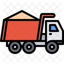 Camion Arena Construccion Icono