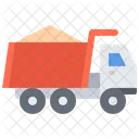 Camion Arena Construccion Icono