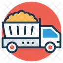 Volcado Camion Construccion Icono