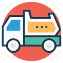 Volcado Camion Construccion Icono