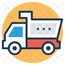 Volcado Camion Construccion Icono