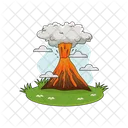 Volcan Erupcion Naturaleza Icon