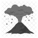 Volcanic Ash Ash Ash Cloud Icon