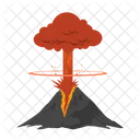 Volcanic Eruption Volcano Lava Icon
