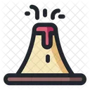 Volcanic Eruption Volcano Disaster Icon