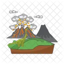 Volcano Mountain Volcanic Symbol