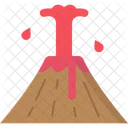 Volcano Volcanic Eruption Lava Icon