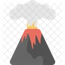 Volcano Lava Molten Icon