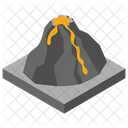 Volcano Volcanic Eruption Natural Disaster Icon
