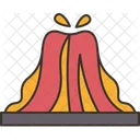 Volcano Lava Model Icon