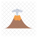 Volcano Magma Eruption Icon