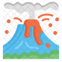 Volcano Eruption Icon