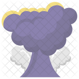 Volcano Eruption Icon