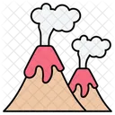 Landscape Volcanic Nature Icon
