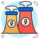 Volcano Eruption Elevation Icon