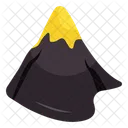 Volcano Eruption Elevation Icon