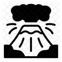 Volcano Eruption Ash Icon