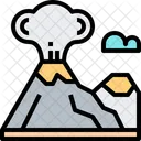 Volcano Erupt Erupting Icon