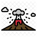 Volcano Scenery Landscape Icon