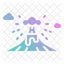 Volcano Scenery Landscape Icon