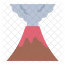 Volcano Mountain Nature Icon