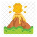 Volcano Mountain Volcano Volcanic Blast Icon