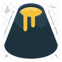 Volcano Eruption Elevation Icon