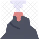 Volcano Eruption Disaster Icon