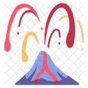 Landscape Volcano Mountain Icon