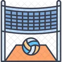 Voleibol Red De Voleibol Voleibol Icono