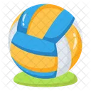 Voleibol Pelota De Playa Pelota De Juego Icono