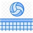 Voleibol Pelota Cuadricula Icon