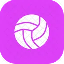 Voleibol Pelota Jugar Icono