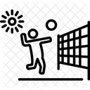 Voleibol de playa  Icono