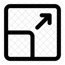 Ganzer Bildschirm  Symbol