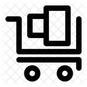 Voller Warenkorb E Commerce Einkaufen Symbol