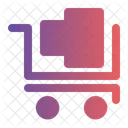 Voller Warenkorb E Commerce Einkaufen Symbol