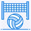 Volleyball Volleyball Net Sports Accessory Icon