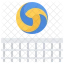 Volleyball Ball Net Icon